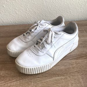Puma White Sneakers 👟 Size 11